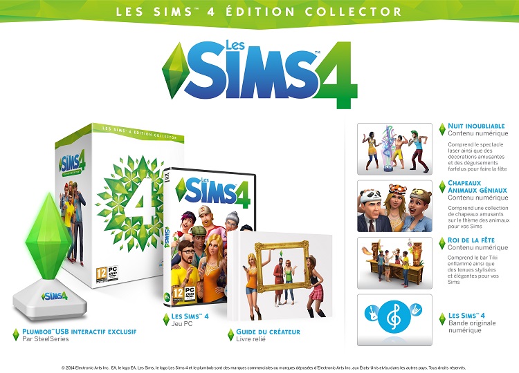 SIMS 4 COLLECTOR CONTENU