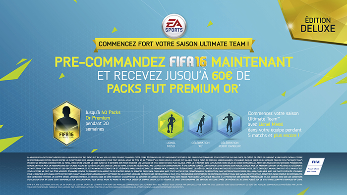 Précommande FIFA 16 Edition Limitée