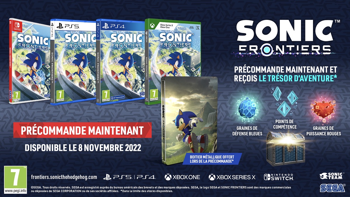 Sonic Frontiers Xbox Series X - Xbox One Pas Cher à Prix Auchan